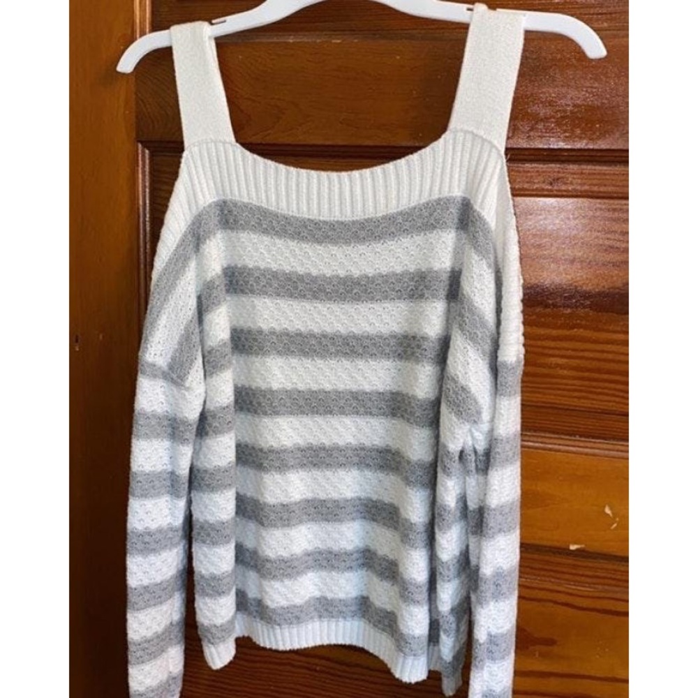 Open shoulder sweater